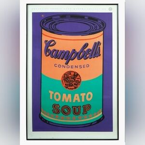 Andy Warhol Certified Lithograph Print Pop Art Campbells Soup Can